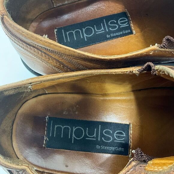 IMPULSE By Steeple Gate Slip On Leather Dress Shoes main image 8